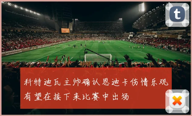 科特迪瓦主帅确认恩迪卡伤情乐观有望在接下来比赛中出场